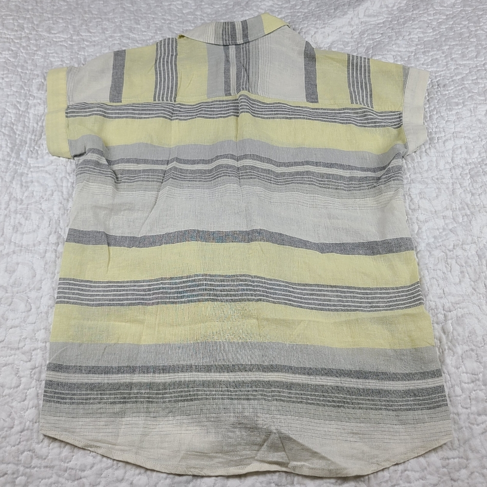 Marled linen button down - Picture 2 of 5